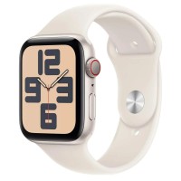 Смарт-годинник Apple Watch SE 2 GPS + Cellular 44mm Starlight Alu. Case w. Starlight S. Band M/L (MXG83/MXGU3)