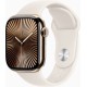 Смарт-годинник Apple Watch Series 10 GPS + Cellular 42mm Gold Titanium Case w. Starlight Sport Band - M/L (MX073)