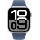 Смарт-годинник Apple Watch Series 10 GPS + Cellular 46mm Silver Alu. Case w. Denim Sport Band - M/L (MWY13)