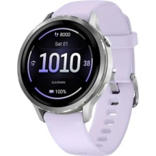 Смарт-часы Garmin Venu 4 41 mm Silver with Periwinkle Silicone Band (010-03013-01/41)