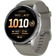 Смарт-часы Garmin Venu 4 45 mm Silver with Silver Gray Silicone Band (010-03014-01/41)