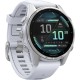 Смарт-годинник Garmin Fenix 8 43mm AMOLED Silver with Whitestone Silicone Band (010-02903-00/06)