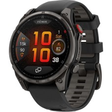 Смарт-годинник Garmin Fenix 8 Pro 47 mm AMOLED Carbon Gray DLC Titanium with Black/Pebble Gray (010-03198-00/01)