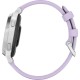 Смарт-годинник Garmin Lily 2 Active Silver with Purple Jasmine Silicone Band (010-02891-01)