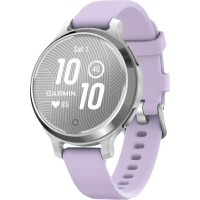 Смарт-часы Garmin Lily 2 Active Silver with Purple Jasmine Silicone Band (010-02891-01)