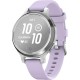 Смарт-годинник Garmin Lily 2 Active Silver with Purple Jasmine Silicone Band (010-02891-01)
