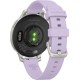 Смарт-годинник Garmin Lily 2 Active Silver with Purple Jasmine Silicone Band (010-02891-01)