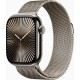 Смарт-годинник Apple Watch Series 10 GPS + Cellular 42mm Natural Titanium Case w. Natural Milanese Loop (MWXF3)