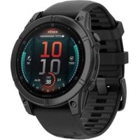 Смарт-часы Garmin Fenix E 47mm AMOLED Slate Gray Steel with Black Silicone Band (010-03025-03/01/13)
