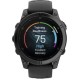 Смарт-годинник Garmin Fenix E 47mm AMOLED Slate Gray Steel with Black Silicone Band (010-03025-03/01/13)