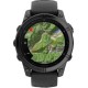 Смарт-годинник Garmin Fenix E 47mm AMOLED Slate Gray Steel with Black Silicone Band (010-03025-03/01/13)