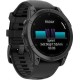 Смарт-годинник Garmin Fenix E 47mm AMOLED Slate Gray Steel with Black Silicone Band (010-03025-03/01/13)