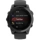 Смарт-годинник Garmin Fenix E 47mm AMOLED Slate Gray Steel with Black Silicone Band (010-03025-03/01/13)