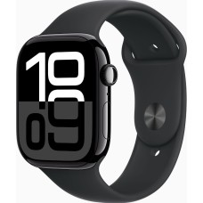 Смарт-годинник Apple Watch Series 10 GPS 46mm Jet Black Alu. Case w. Black Sport Band - S/M (MWWP3)