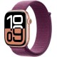 Смарт-годинник Apple Watch Series 10 GPS 46mm Rose Gold Aluminum Case w. Plum Sport Loop (MWWV3)
