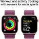 Смарт-годинник Apple Watch Series 10 GPS 46mm Rose Gold Aluminum Case w. Plum Sport Loop (MWWV3)