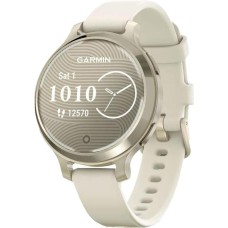 Смарт-годинник Garmin Lily 2 Active Lunar Gold with Bone Silicone Band (010-02891-00/50)