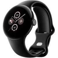 Смарт-годинник Google Pixel Watch 2 LTE Matte Black Aluminum Case / Obsidian Active Band (GA05025-DE)