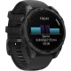 Смарт-годинник Garmin Fenix 8 51mm AMOLED Slate Gray with Black Silicone Band (010-02905-00)