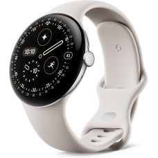 Смарт-годинник Google Pixel Watch 4 45mm Wi-Fi Polished Silver Aluminum case / Porcelain Active Band