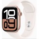Смарт-годинник Apple Watch Series 10 GPS + Cellular 42mm Rose Gold Alu. Case w. Light Blush Sport Band - M/L (MWXA3)