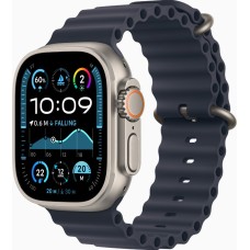 Смарт-годинник Apple Watch Ultra 2 GPS + Cellular 49mm Natural Titanium Case w. Navy Ocean Band (MX4D3)