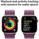 Смарт-годинник Apple Watch Series 10 GPS 42mm Rose Gold Aluminum Case w. Plum Sport Loop (MWWK3)