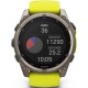 Смарт-годинник Garmin Fenix 8 47mm Solar Sapphire Titanium w. Amp Yellow/Graphite Silicone Band (010-02906-20/21)