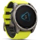 Смарт-годинник Garmin Fenix 8 47mm Solar Sapphire Titanium w. Amp Yellow/Graphite Silicone Band (010-02906-20/21)