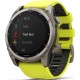 Смарт-годинник Garmin Fenix 8 47mm Solar Sapphire Titanium w. Amp Yellow/Graphite Silicone Band (010-02906-20/21)