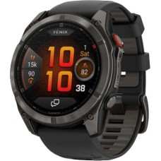 Смарт-годинник Garmin Fenix 8 Pro 51 mm AMOLED Carbon Gray DLC Titanium with Black/Pebble Gray (010-03199-00/01)