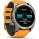 Смарт-годинник Garmin Fenix 8 51mm AMOLED Sapphire Titanium w. Spark Orange/Graphite Silicone Band (010-02905-10/11/53)