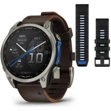 Смарт-годинник Garmin D2 Mach 2 47mm Titanium w. Oxford Brown Leather Band (010-02904-30/31)