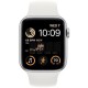 Смарт-годинник Apple Watch SE 2 GPS 44mm Silver Aluminum Case with White Sport Band (MNK23)