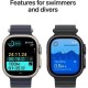 Смарт-годинник Apple Watch Ultra 2 GPS + Cellular 49mm Natural Titan. Case w. Blue Trail Loop - M/L (MX4L3)