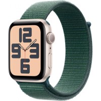 Смарт-годинник Apple Watch SE 2 GPS 44mm Starlight Aluminium Case w. Lake Green Sport Loop (MXEW3)
