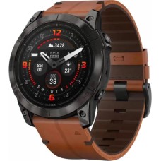 Смарт-годинник Garmin Epix Pro Gen 2 Sapphire 51mm Carbon G. DLC Tit. with Chestnut L. Band (010-02804-30)