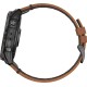 Смарт-годинник Garmin Epix Pro Gen 2 Sapphire 51mm Carbon G. DLC Tit. with Chestnut L. Band (010-02804-30)