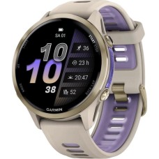 Смарт-годинник Garmin Forerunner 970 Soft Gold Titanium w. French Gray C. and French Gray/T. Indigo Band (010-02969-02/12/