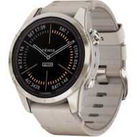 Смарт-часы Garmin Fenix 7S Pro Sapphire Solar Soft Gold w. Limestone L. Band (010-02776-30)