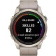 Смарт-годинник Garmin Fenix 7S Pro Sapphire Solar Soft Gold w. Limestone L. Band (010-02776-30)