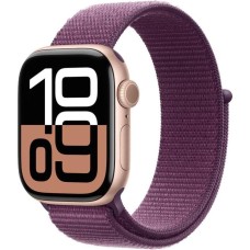 Смарт-годинник Apple Watch Series 10 GPS + Cellular 42mm Rose Gold Aluminum Case w. Plum S. Loop (MWXC3)