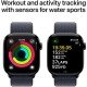 Смарт-годинник Apple Watch Series 10 GPS 42mm Jet Black Aluminum Case w. Ink Sport Loop (MWWG3)