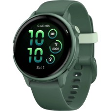 Смарт-годинник Garmin Vivoactive 6 Metallic Jasper Green with Jasper Green Band (010-02985-02)