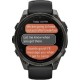 Смарт-годинник Garmin Fenix 8 43mm AMOLED Sapphire Carbon Gray DLC Tit. w. Black/Pebble Gray S. Band (010-02903-20/21/28)