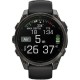 Смарт-годинник Garmin Fenix 8 43mm AMOLED Sapphire Carbon Gray DLC Tit. w. Black/Pebble Gray S. Band (010-02903-20/21/28)