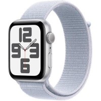 Смарт-годинник Apple Watch SE 2 GPS 44mm Silver Aluminium Case w. Blue Cloud Sport Loop (MXET3)