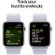 Смарт-годинник Apple Watch SE 2 GPS 44mm Silver Aluminium Case w. Blue Cloud Sport Loop (MXET3)