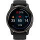 Смарт-часы Garmin Venu 2 Slate with Black Leather Band (010-02430-21)