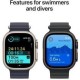 Смарт-годинник Apple Watch Ultra 2 GPS + Cellular 49mm Natural Titan. Case w. Blue Trail Loop - S/M (MX4J3)